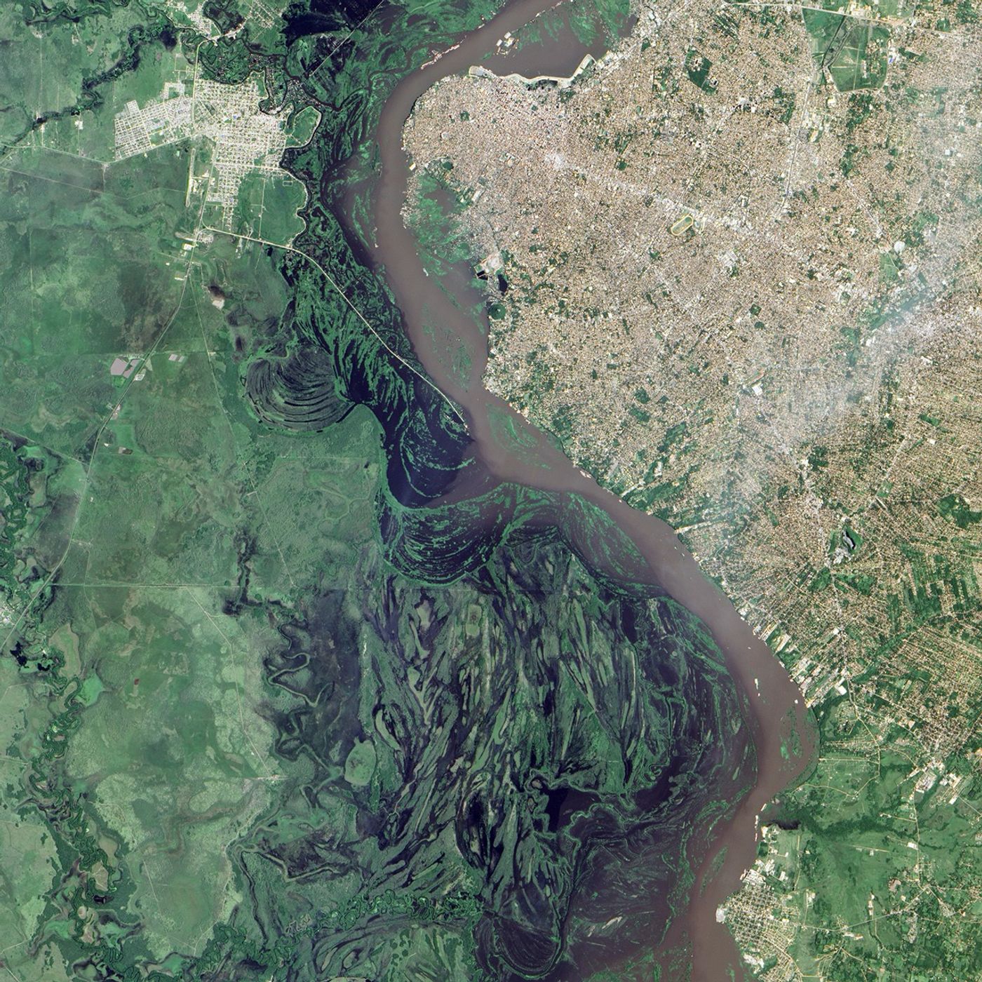 Flooded South America during the 2015-2016 El Nino